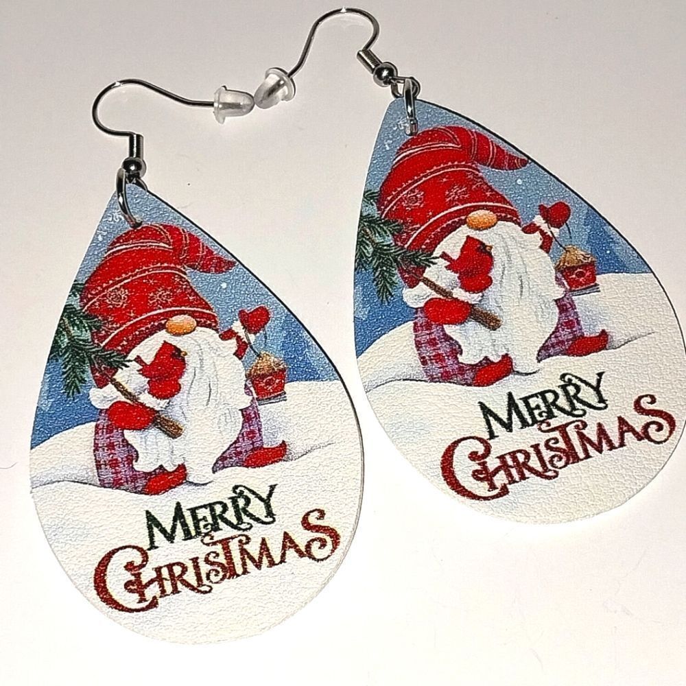 Hand crafted dangle earrings - Picture 4 of 5